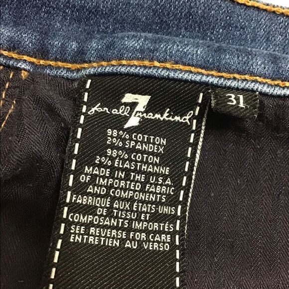 7 forĀ all mankindāThe Skinny Ankle Jeans Sizeā31 - Picture 11 of 16